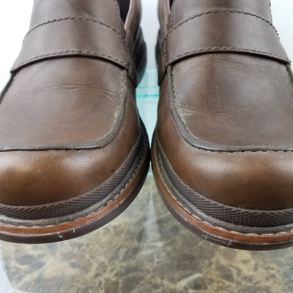 Timberland Waterproof Brown Leather Slip Clogs 6M - Picture 5 of 8